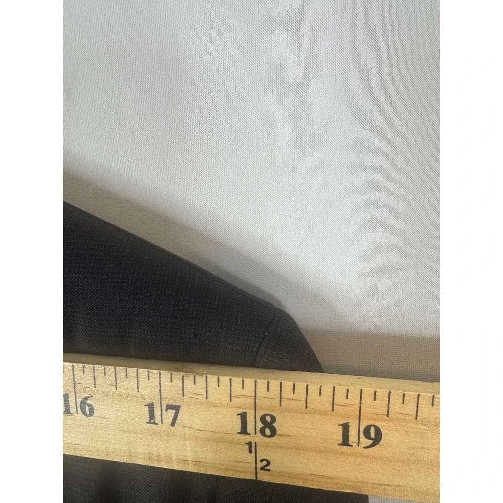 Calvin Klein Mens Charcoal Gray 100% Wool 2-Button Suit‎ Jacket Blazer 40R